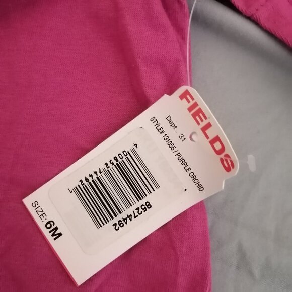 Two Baby Girl Long-Sleeves, NWT - Picture 3 of 9